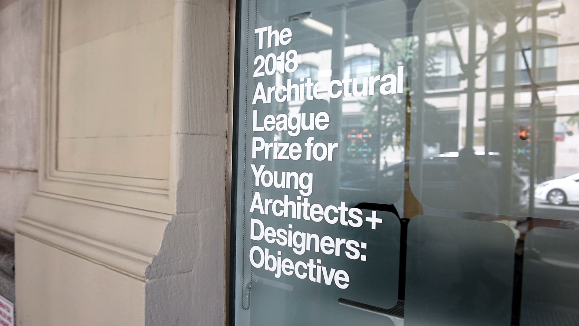 The Architectural League Prize winners exhibit at Parsons School of Design. Hunter Douglas Architectural is a proud sponsor of the annual design competition.