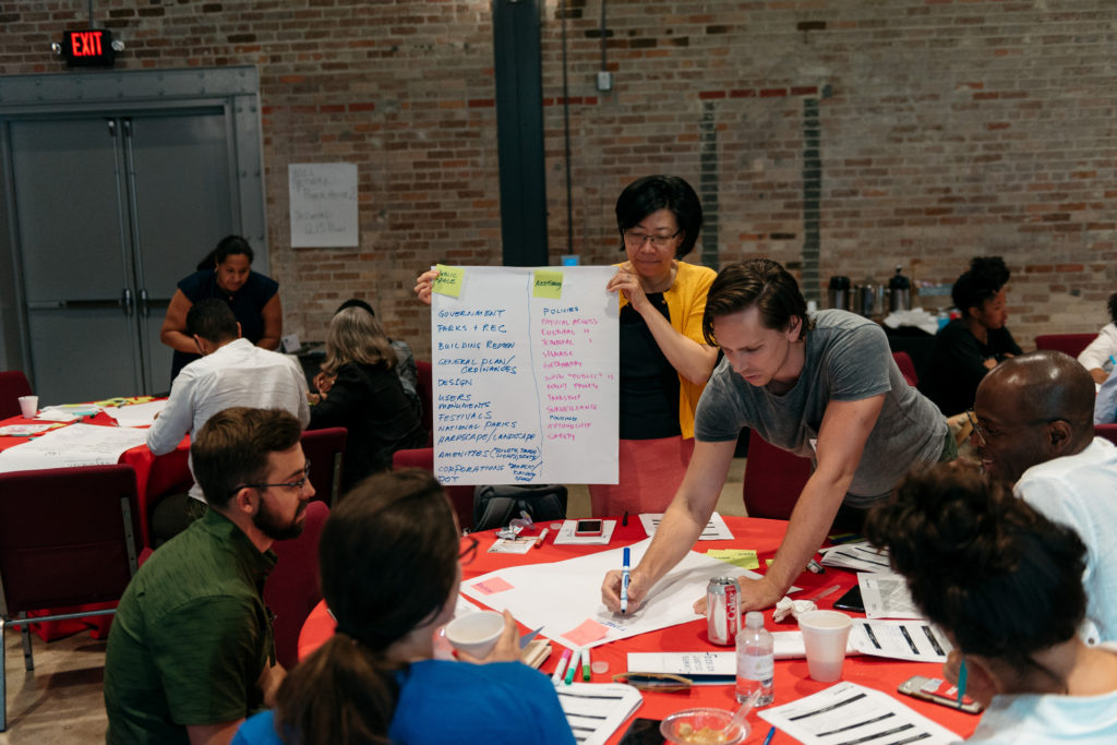 Attending the AIA Design Justice Summit in New Orleans. (Photo by Michael Mantese)