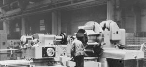 Hunter Douglas’ aluminum casting plant in 1947 in Rotterdam, Netherlands.