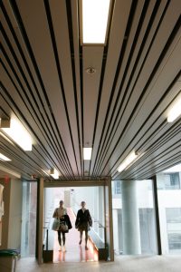 National Ballet School of Canada features Hunter Douglas Architectural's aluminum ceiling products