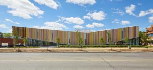 NBK terra-cotta façades bring style & sustainability to Albion Library. Photos by Lisa Logan Photography.