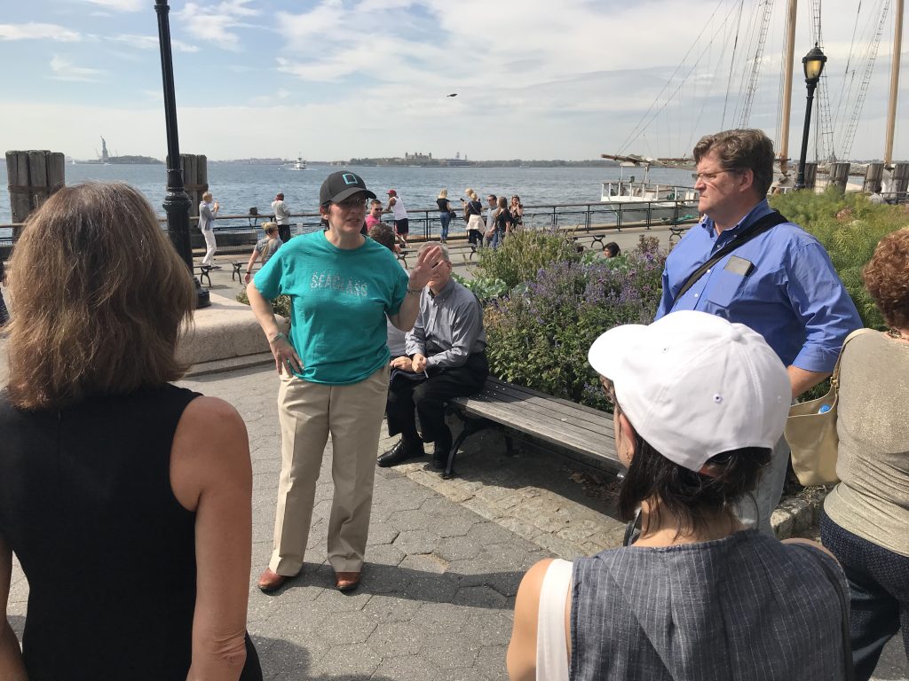 This Archtober, architects, journalists & design fans joined an AIA-sponsored tour of historic Battery Park