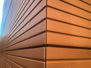 Salem State University's library is clad in NBK Terracotta's TERRART panels in a natural finish.